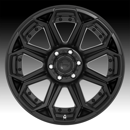 Fuel 1PC FC Center Cap BOLT-ON (Matte Black/Gloss Black) - 6X135/5.5 - 1004-37BLD product image