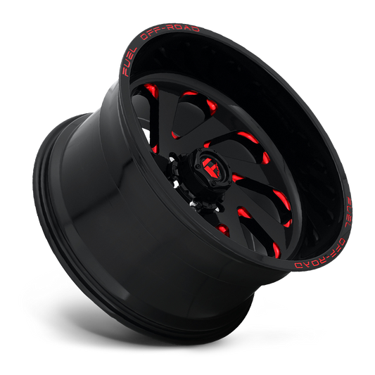 Fuel 1PC FC Center Cap BOLT-ON (Gloss Black/RD) - 6X135/5.5 - 1004-37GBQ product image