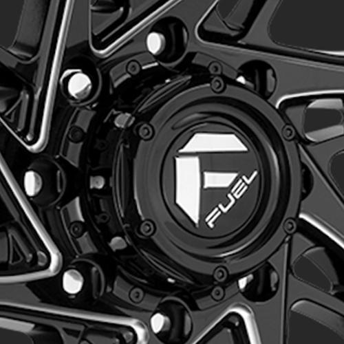 Fuel 1PC FC DUALLY FT Center Cap (Gloss Black/Chrome/Gloss Black) - 8X200/210 - 1005-29GB product image