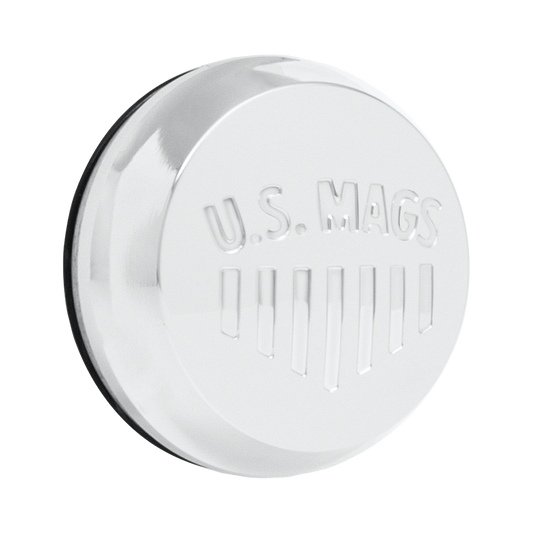DUB 1PC DOME .9" US MAGS NWLOGO 3" ORING Center Cap Polished - 1014-09-06AH product image
