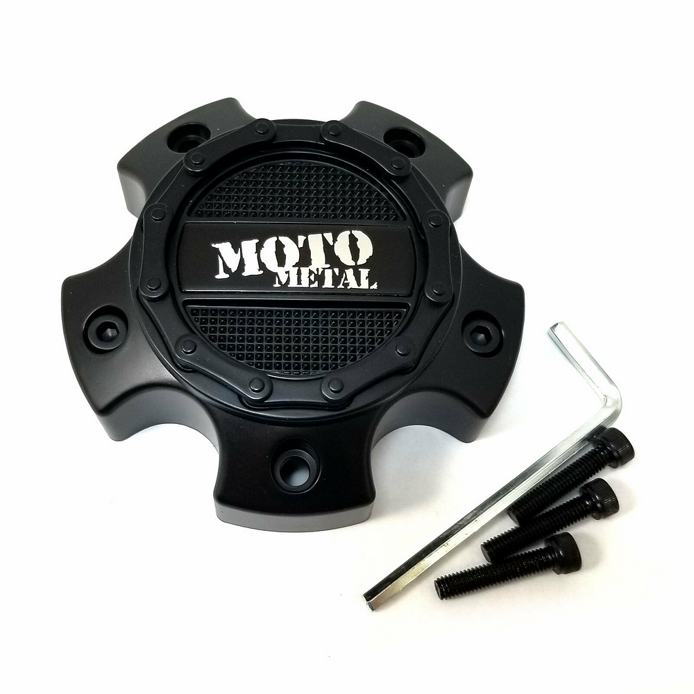 Moto Metal MO971/MO972 SATIN Black 5X4.5/5 Center Cap - 1079L121MO2SB product image