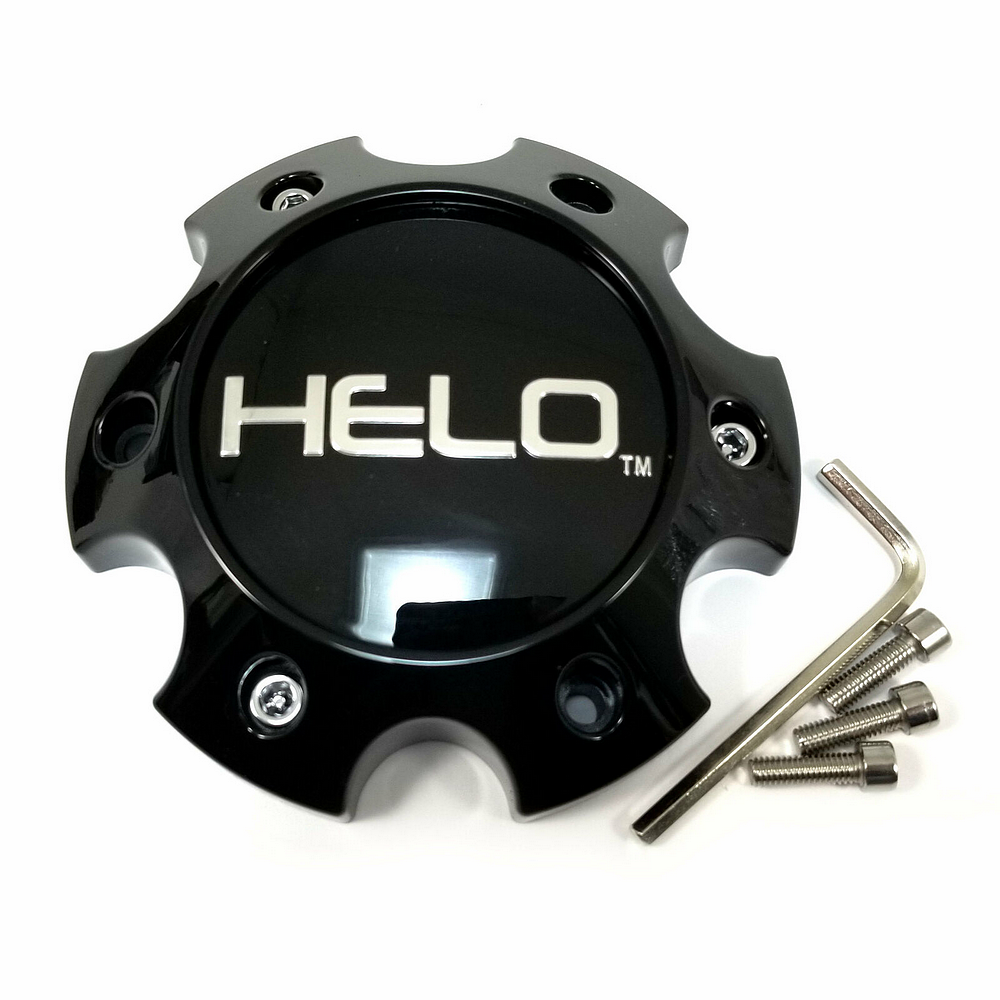 Helo Center Cap 6X135 GLOSS Black - 1079L140HE1GB product image