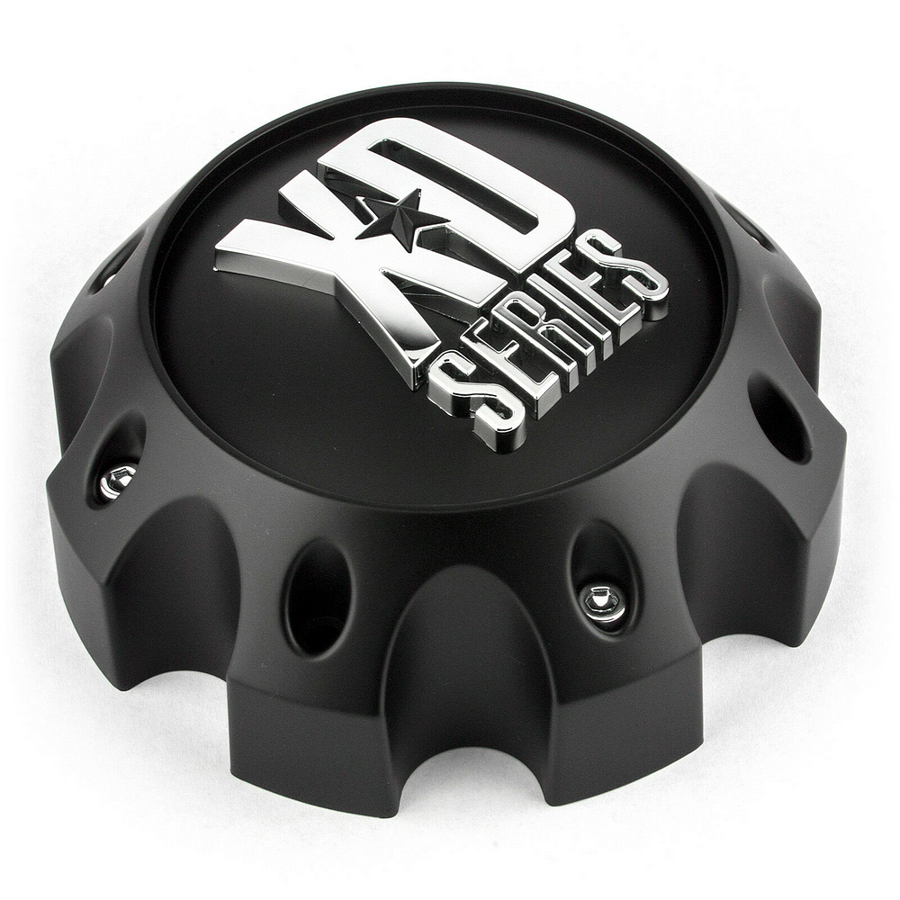 XD Center Cap MATTE Black 6X135 W/ Black SCREWS - 1079L140MB-H34 product image
