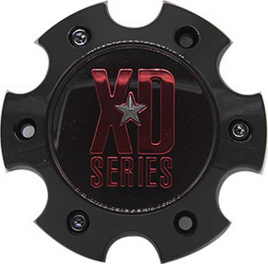 XD Center Cap 6X135 SG-Black W/ Red TINT CC - 1079L140SGB-H34RC product image