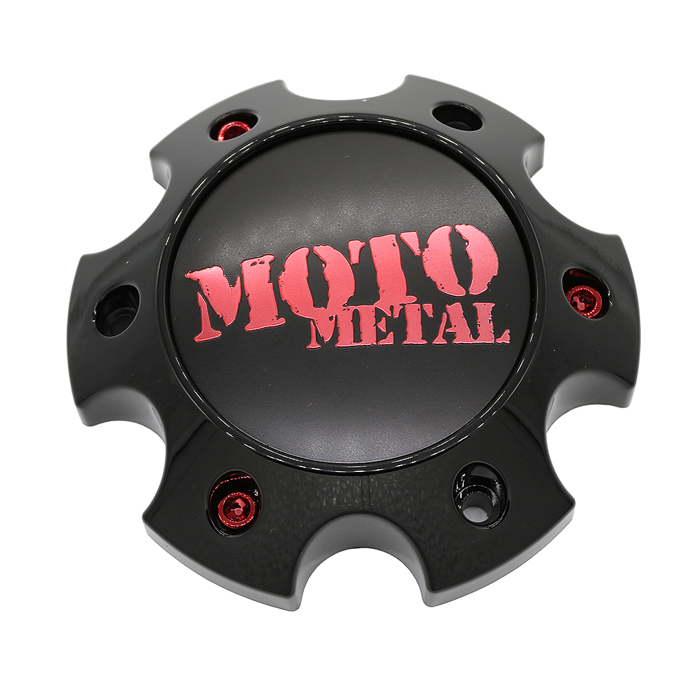 Moto Metal Moto Center Cap 6X135 SG-Black Red TINT - 1079L140SGBMO1RC product image