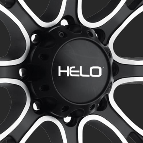 Helo Center Cap 6X5.5 GLOSS Black - 1079L145HE1GB product image