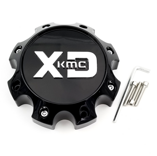 XD Center Cap 8X6.5 GLOSS Black (NEW LOGO) - 1079L170GB1-H50 product image