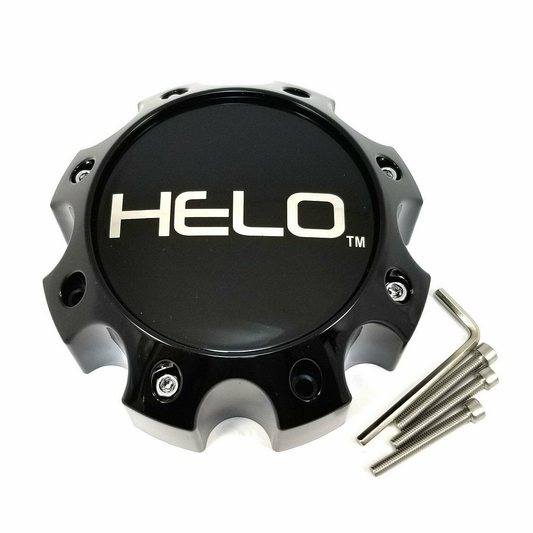 Helo Center Cap 8 LUG H67 - GLOSS Black - 1079L170HE1GB-H67 product image