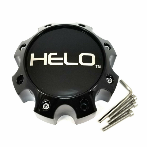 Helo Center Cap 8 LUG H67 - GLOSS Black - 1079L170HE1GB-H67 product image