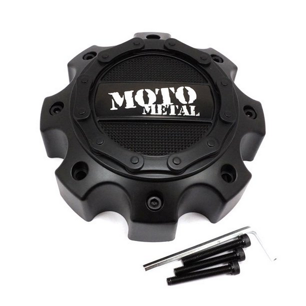Moto Metal MO971/MO972 Center Cap SATIN Black 8-LUG - 1079L170MO2SB product image