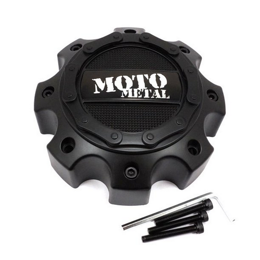 Moto Metal MO971/MO972 Center Cap SATIN Black 8-LUG - 1079L170MO2SB product image