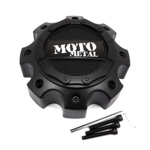 Moto Metal MO971/MO972 Center Cap SATIN Black 8-LUG - 1079L170MO2SB product image
