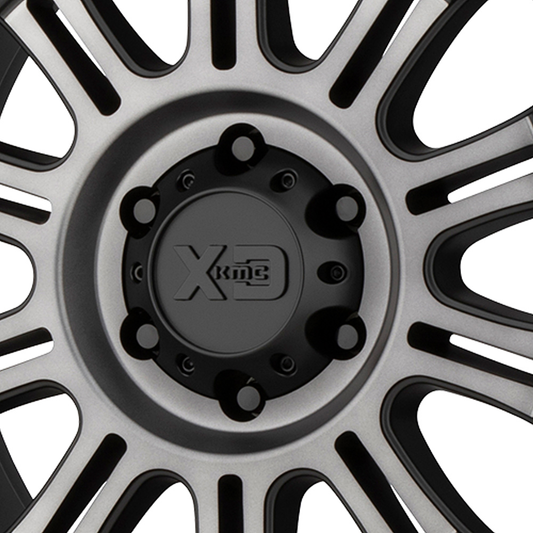 XD Center Cap BOLT-ON (Satin Black/Gloss Black/BK) - 8X6.5/180 - 1079L170SBGB-H50 product image
