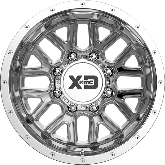 XD DUALLY FRONT Center Cap (Chrome/Gloss Black) - 8X6.5 - 1079L171FCH-H44 product image