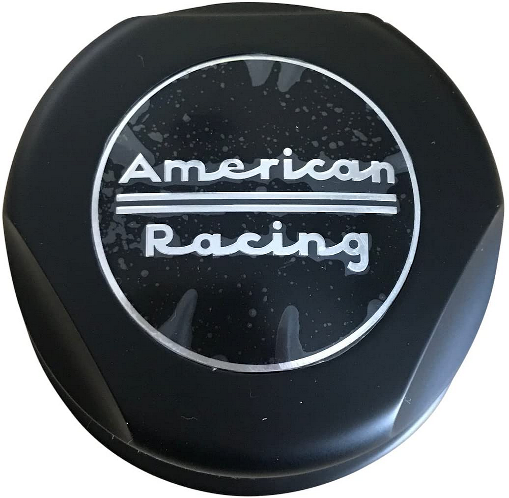 American Racing AR Center Cap 3.07'' SNAP IN - SATIN Black - 1307100SB product image
