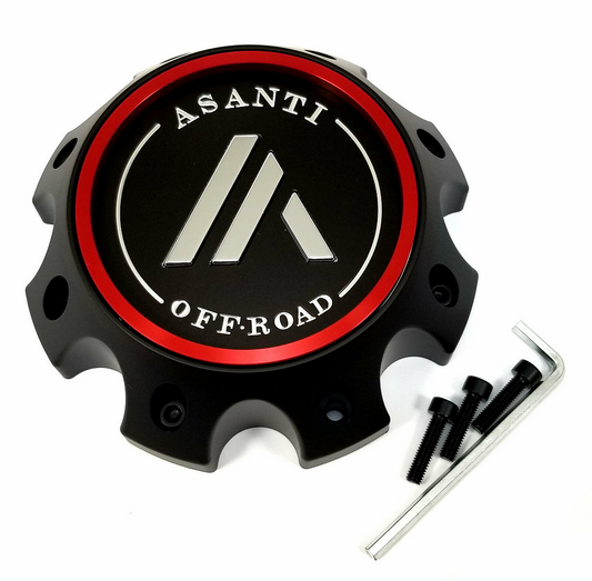 Asanti Off Road ASA OFR Center Cap 8X170 H52 - SATIN Black - 130L1708SB-H52 product image