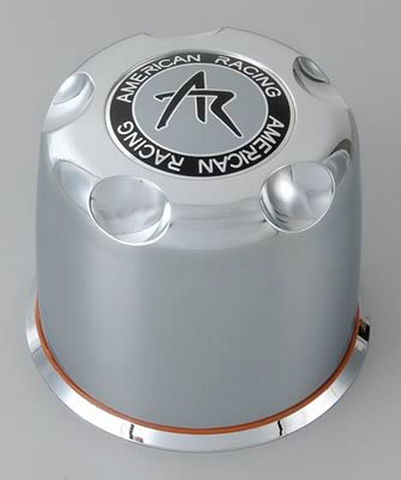 American Racing AR Center Cap 5.15'' SILVER PUSH THRU 5 SCALLOP - 1515000S product image