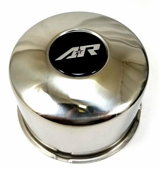American Racing AR Center Cap 5.15'' STAINLESS SHORT NEW AR LOG - 1515091SS product image
