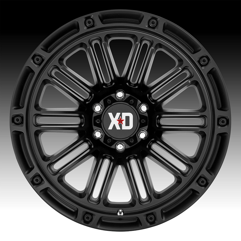 XD Center Cap BOLT-ON (Satin Black/Chrome/BK) - 8X6.5/180 - 1636S06 product image