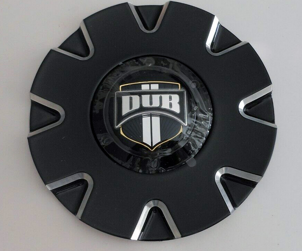 DUB 1PC DUB DIRECTA Center Cap-Black MILLED EDGE - 26110-15BME product image