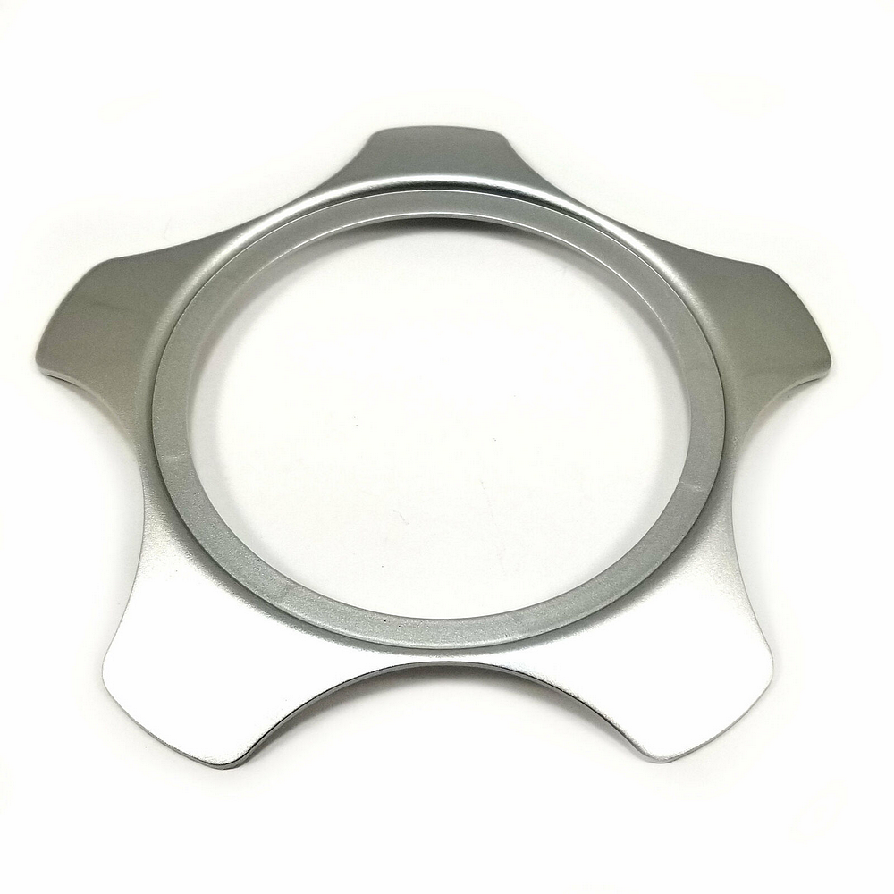 Rotiform LSR Center Cap PLATE-ROTIFORM SILVER - 33410-15RS product image