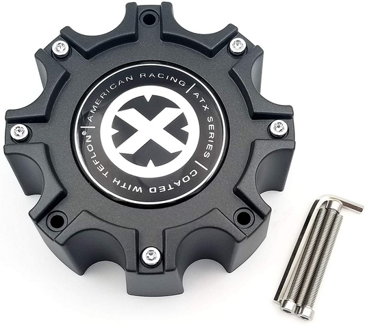 ATX Series ATX Center Cap STYLE A Black 8 LUG - 377B1708HT product image