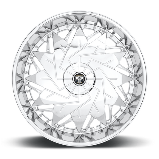 DUB 1PC DUB DAZR Center Cap-Chrome - 38330-15 product image