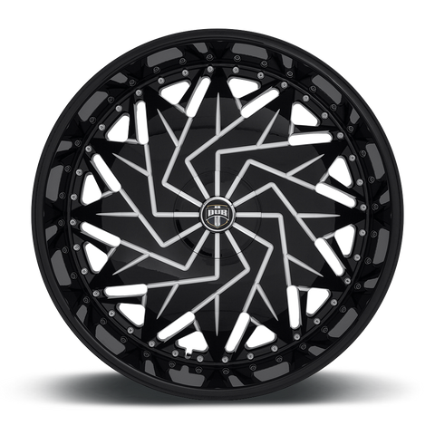 DUB 1PC DUB DAZR Center Cap-GLOSS Black MIL - 38330-15NBL product image
