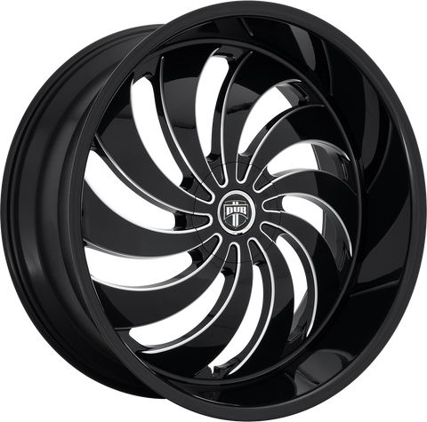 DUB 1PC DUB COJONES Center Cap-GLOSS Black MIL - 38360-15NBL product image