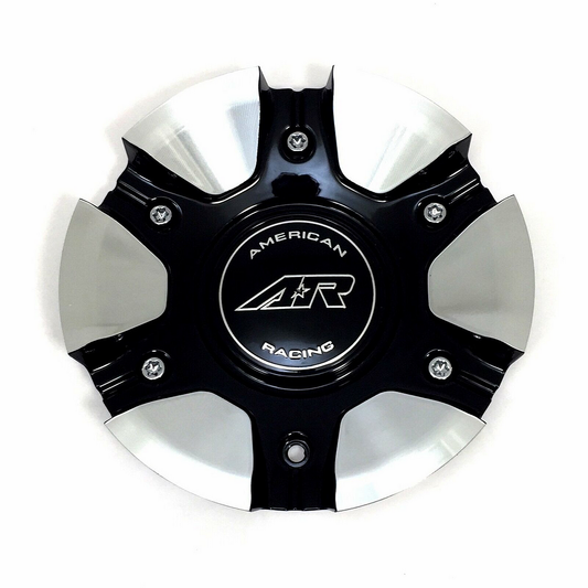 American Racing AR 894 GLOSS Black MACHINED METAL Center Cap - 449L185BAL product image