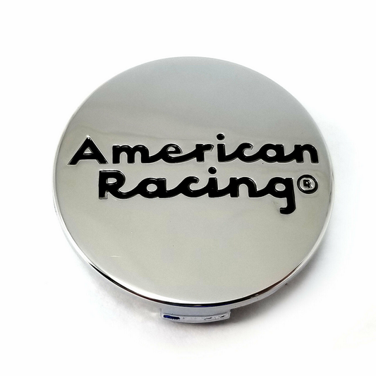 American Racing AR Center Cap STYLE C Chrome SNAP IN AR LOGO - 490K57AR product image