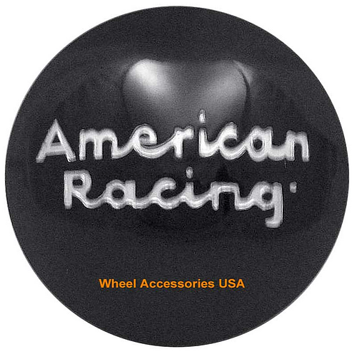 American Racing Vintage AR ALUMINUM Center Cap GLOSS Black (VN472) - 62462695F5 product image