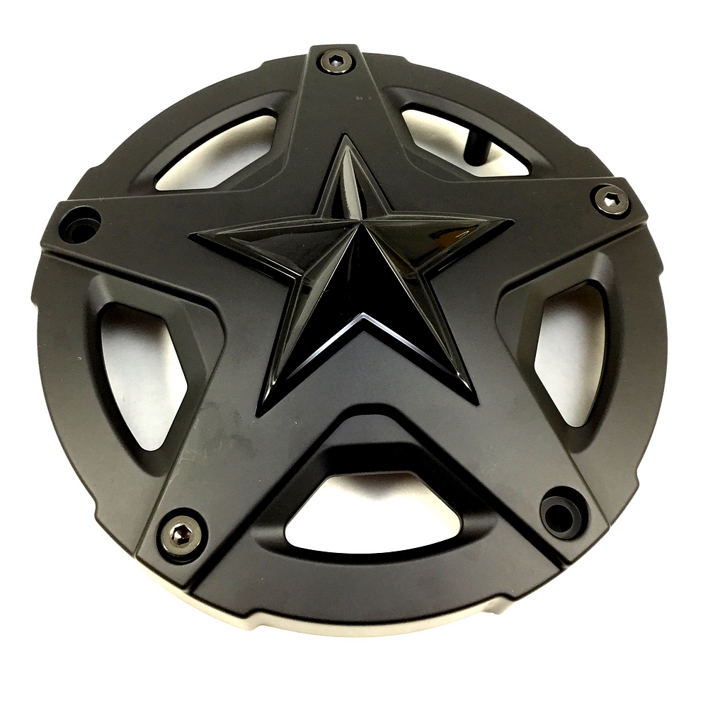 XD827 18X9 TALL M-Black Center Cap W/ G-Black STAR - 827CAPMB-GB-T product image