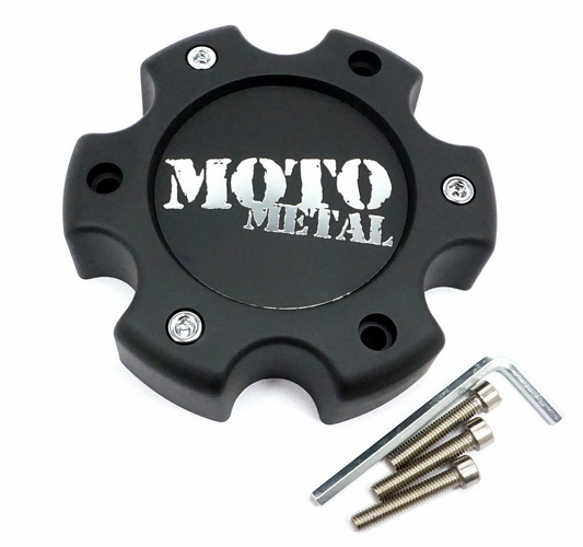 Moto Metal Moto Center Cap MATTE Black 6X135 - NEW LOGO - 845L1402S2 product image