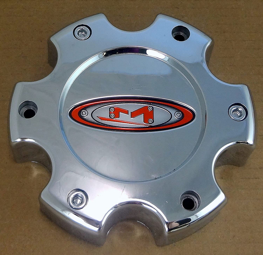 Moto Metal MO955/956 Center Cap Chrome 6X5.5 - Red OVAL LOGO - 845L145 product image