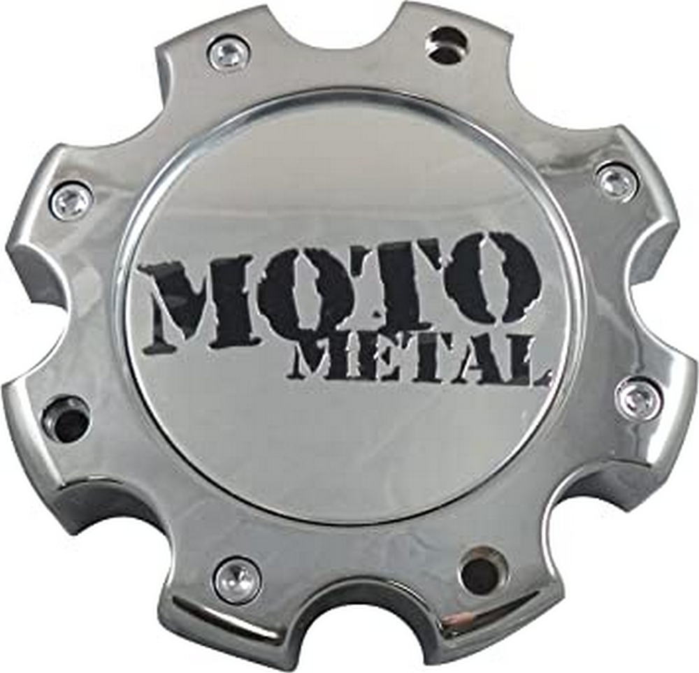 Moto Metal Moto Center Cap Chrome SHORT 8LUG - NEW Moto LOGO - 845L170R product image