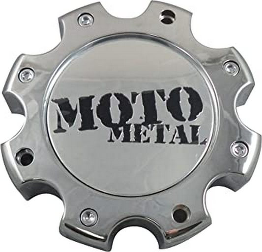 Moto Metal Moto Center Cap Chrome SHORT 8LUG - NEW Moto LOGO - 845L170R product image