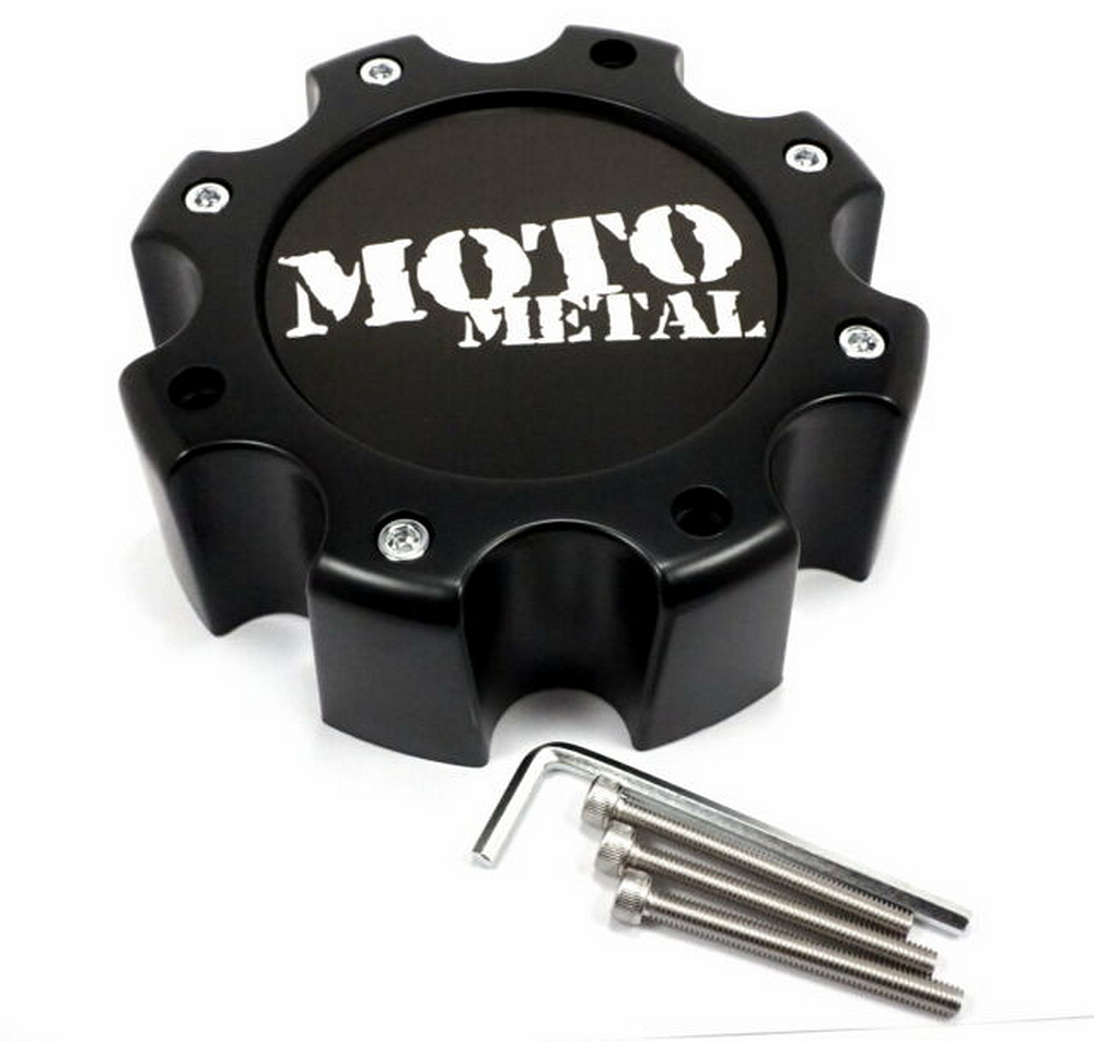 Moto Metal MO959/961 Center Cap SATIN Black 8 LUG - NEW LOGO - 845L172S3 product image