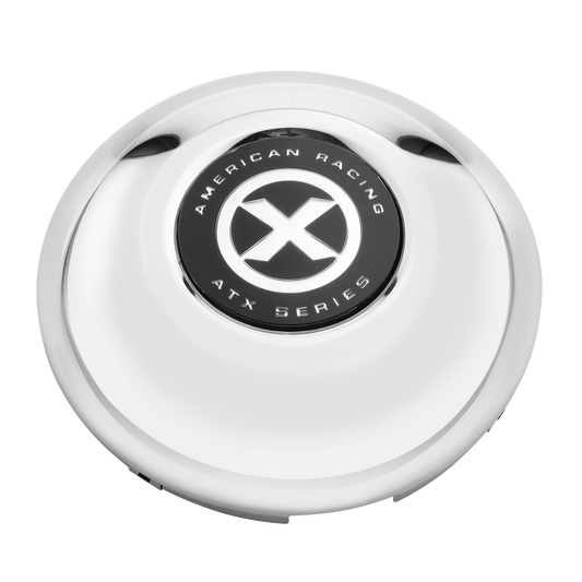 ATX FRONT SNAP IN 4 TAB Center Cap Chrome - AO1900201 product image