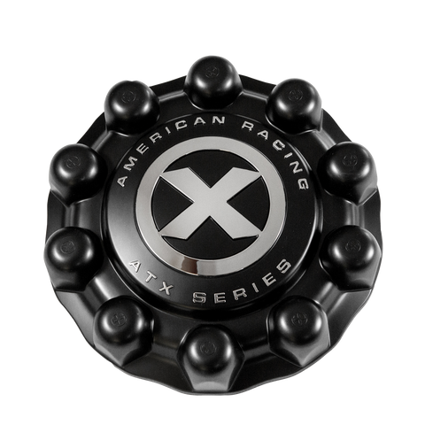 ATX FULL FRONT SNAP ON Center Cap COVER Black - AO1900401B product image