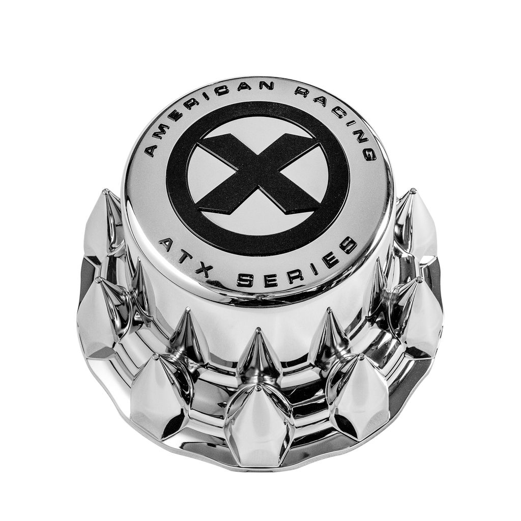 ATX FULL REAR SNAP ON Center Cap COVER SPK-Chrome - AO1900402SPKC product image
