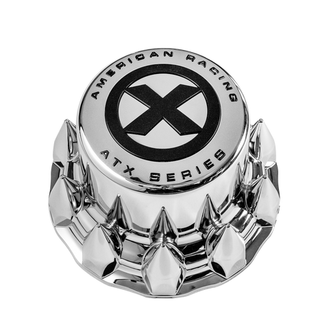 ATX FULL REAR SNAP ON Center Cap COVER SPK-Chrome - AO1900402SPKC product image