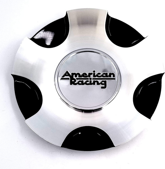 American Racing AR919 Center Cap SNAP IN GLOSS Black MACHINED - AR919CAPB-GBM product image