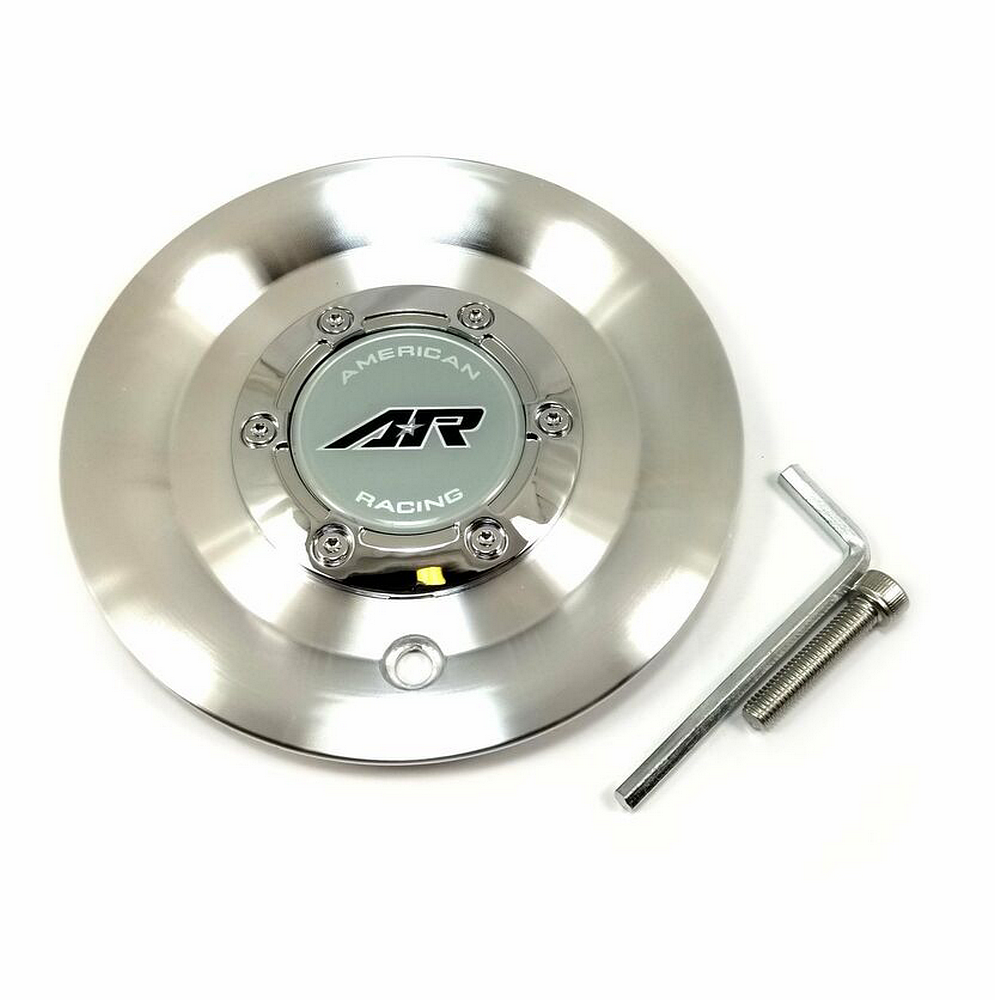 American Racing AR Ar95t Center Cap MACHINED W/ Chrome CENTER - CAPM-426 product image