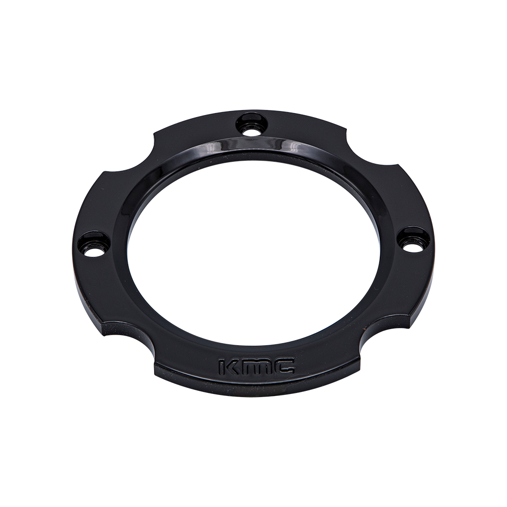 KMC Powersports KS Center Cap RING 5X4.5 - ANODIZED SATIN Black - CAPRING212-BLACK product image