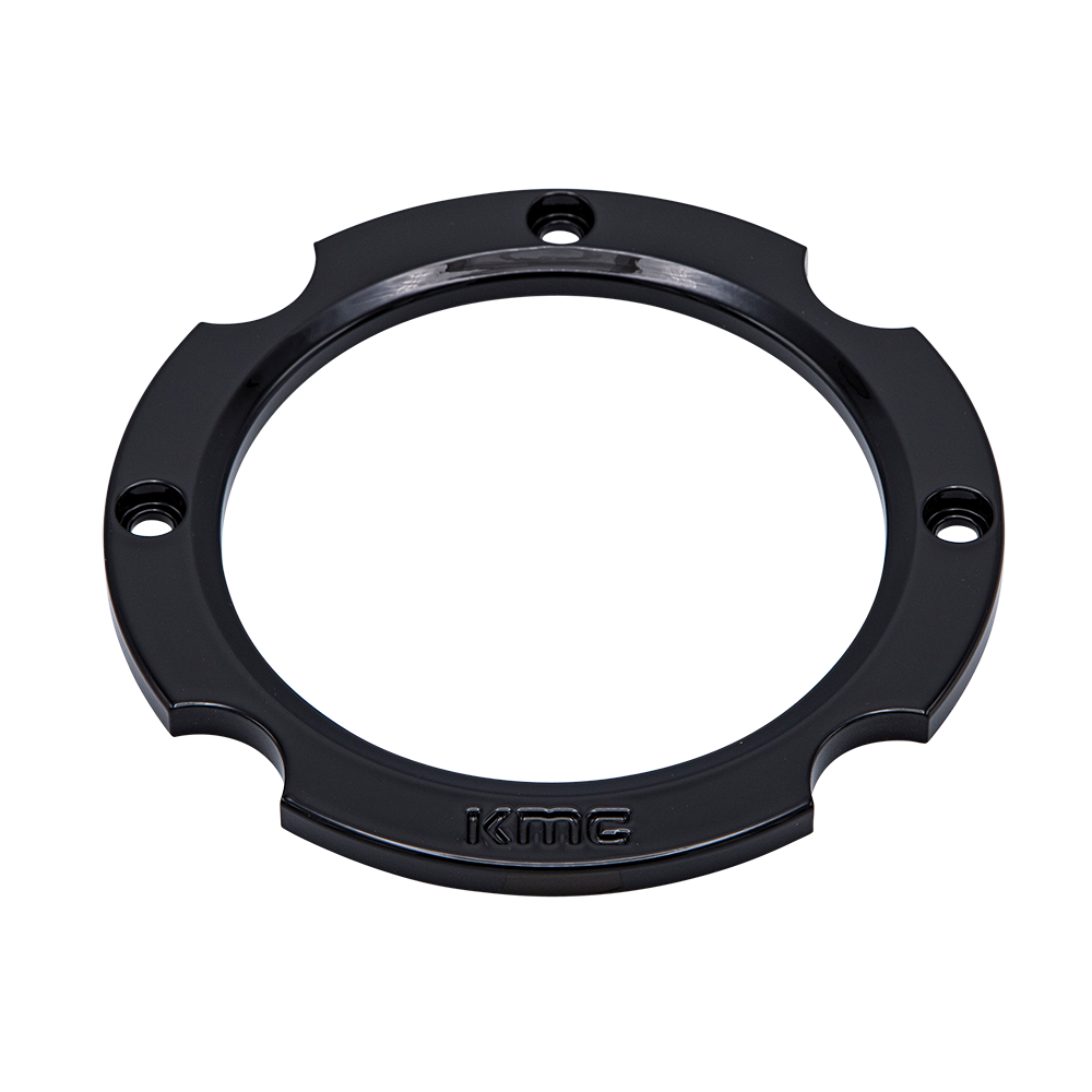 KMC Powersports KS Center Cap RING 4X156 - ANODIZED SATIN Black - CAPRING244-BLACK product image