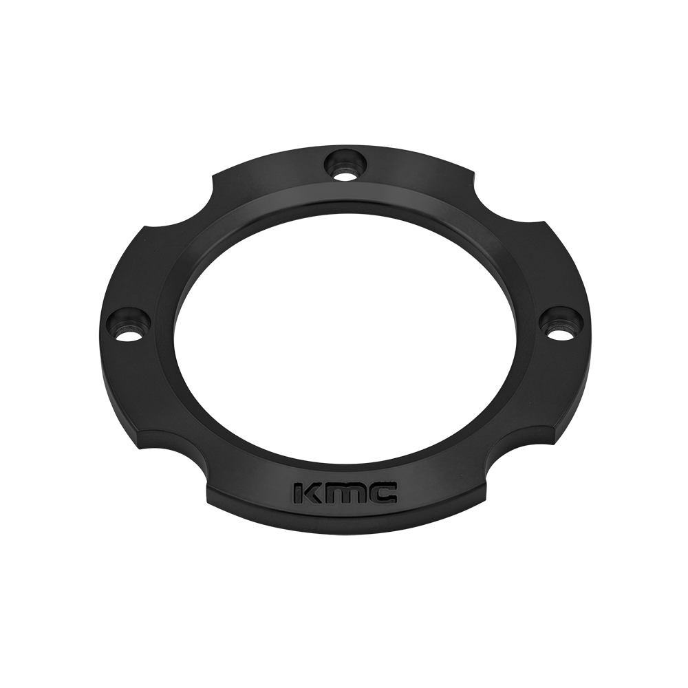 KMC Powersports KS Center Cap RING 4X137 - ANODIZED SATIN Black - CAPRING248-BLACK product image