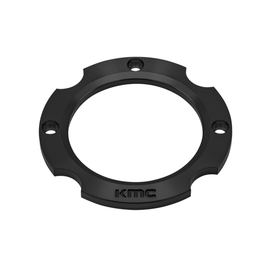 KMC Powersports KS Center Cap RING 4X137 - ANODIZED SATIN Black - CAPRING248-BLACK product image