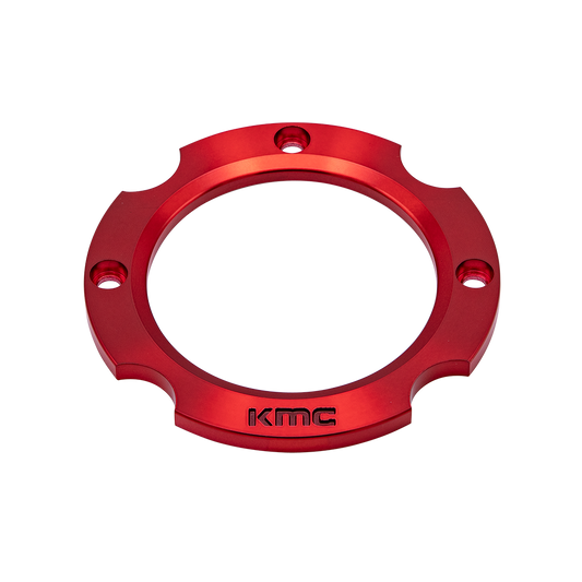 KMC Powersports KS Center Cap RING 4X137 - ANODIZED Red - CAPRING248-RED product image