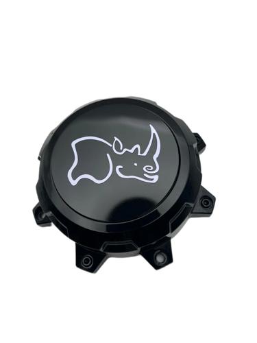Black Rhino Hard Alloys Center Cap BR 8165 8170 GL Black RHINO HEAD - CCBRL8165170GB product image